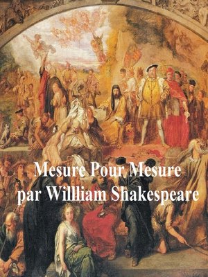cover image of Mesure pour Mesure (Measure for Measure in French)